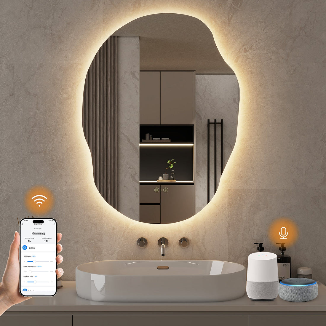 The Cloud Mirror: Where Art Meets Architecture in Your Bathroom ☁️
