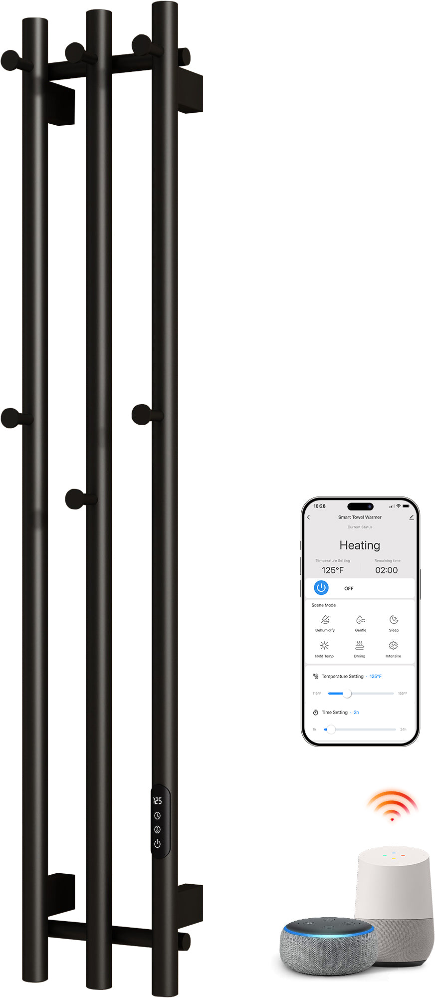 Why the ENZE G07 Matte Black Smart Heated Towel Rack Is the Ultimate Bathroom Upgrade for 2026