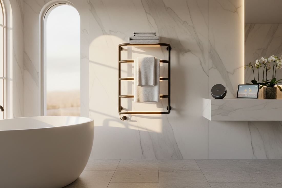ENZE x Google Assistant & Alexa: Voice Control for Your Smart Towel Warmer