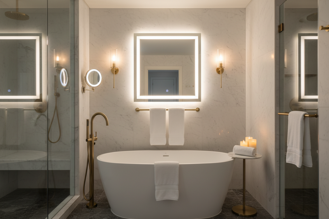 How U.S. Hotels and Spas Are Upgrading Bathrooms with Smart LED Mirrors and Heated Towel Racks
