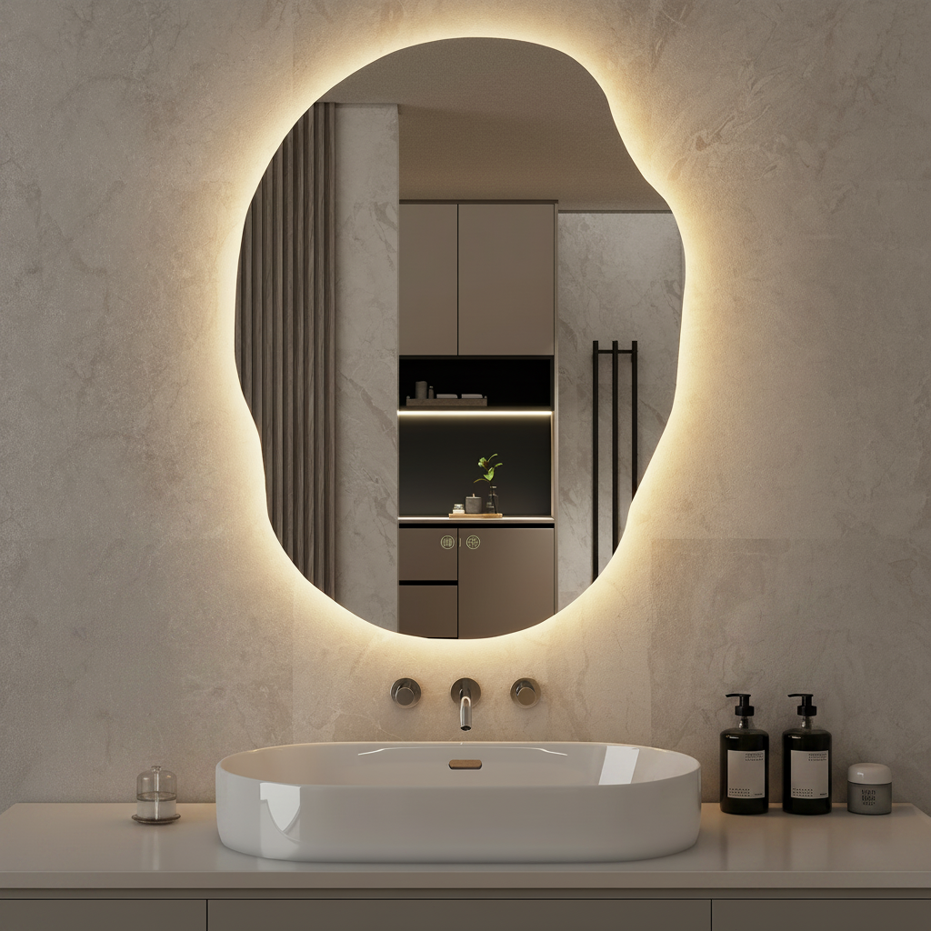 Beyond Symmetry: How Irregular Mirrors Are Redefining the Modern Bathroom