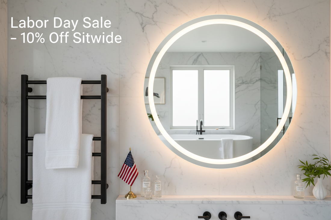 Labor Day Sale: 10% Off All ENZE HOME Bathroom Upgrades