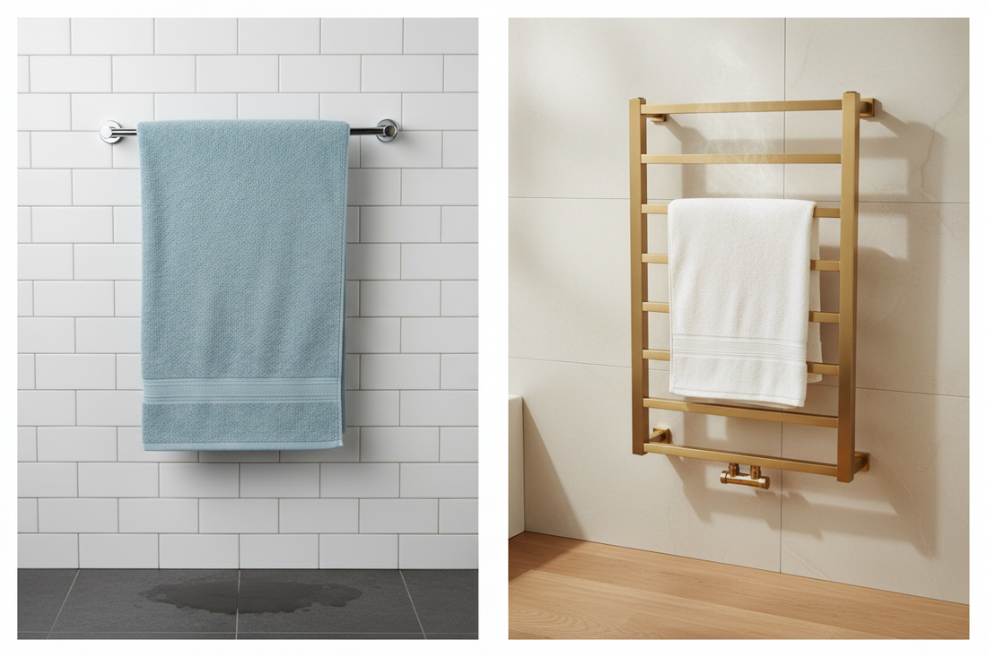 Heated Towel Rack vs. Regular Towel Bar: Which Is Worth It for Your Bathroom?